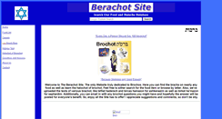 Desktop Screenshot of berachot.org